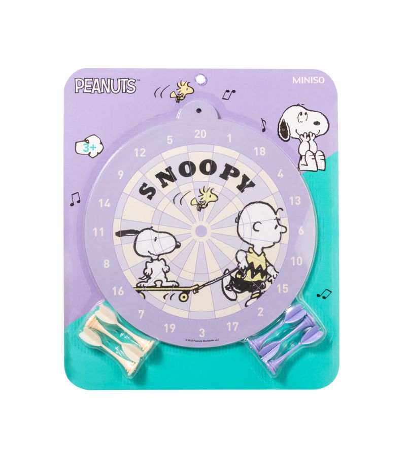 Snoopy Summer Travel Collection Magnetic Dart Board & 6 Darts