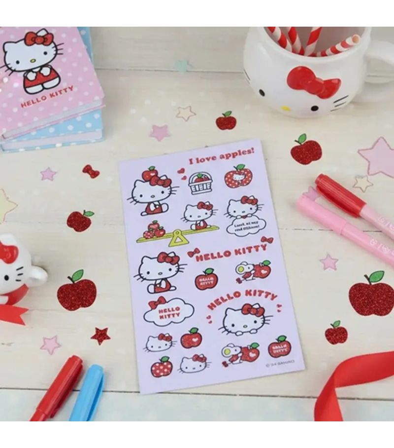 Sanrio Hello Kitty & Friends Apple Series 10x22cm Sticker Pack
