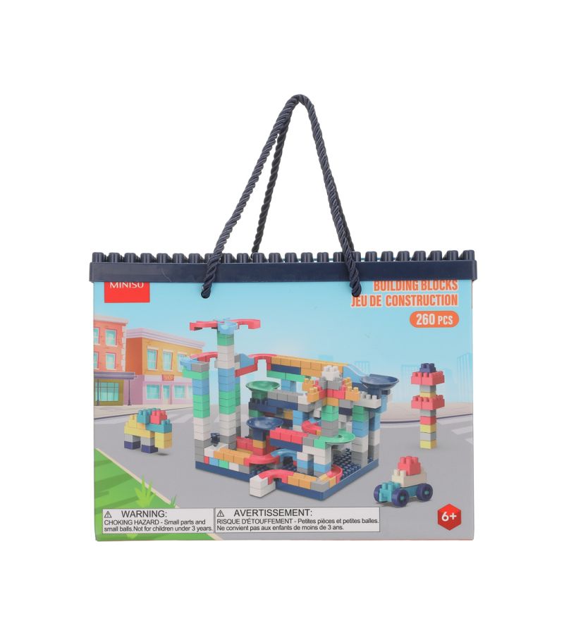 Basic Element Big-Piece Building Blocks Slide (260 Pcs)
