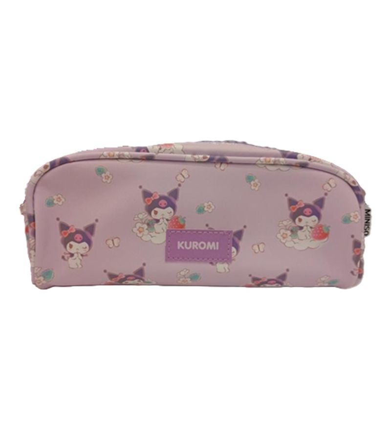 Sanrio Hello Kitty & Friends Strawberry Collection Kuromi Big Zipper Stationery Bag