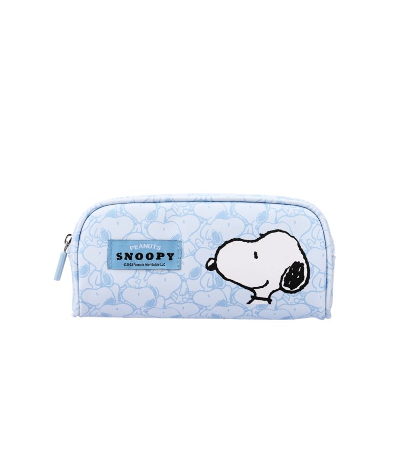 Snoopy Collection Large Light Blue Makeup Bag