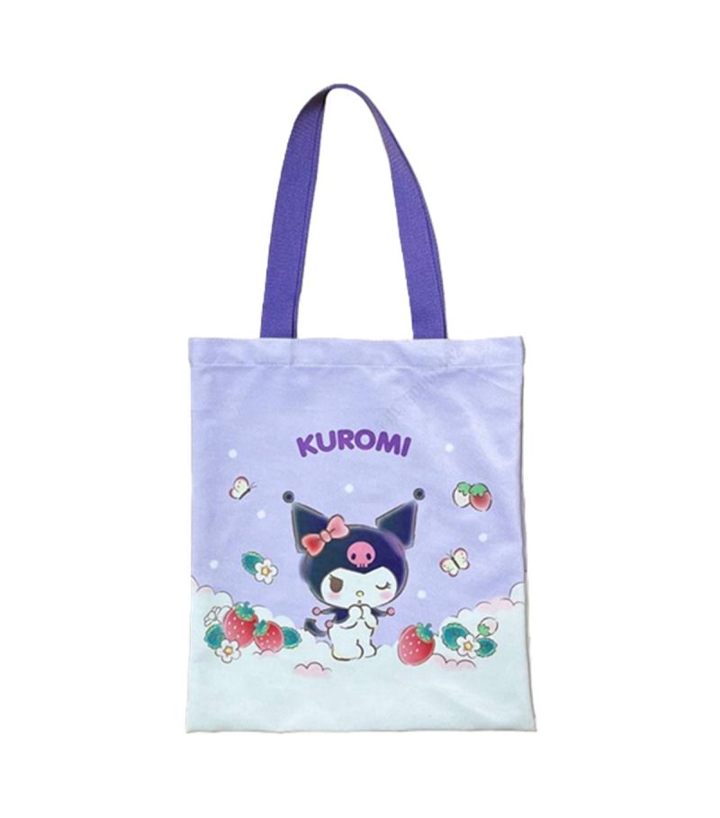 Sanrio Hello Kitty & Friends Strawberry Collection Kuromi Tote Bag