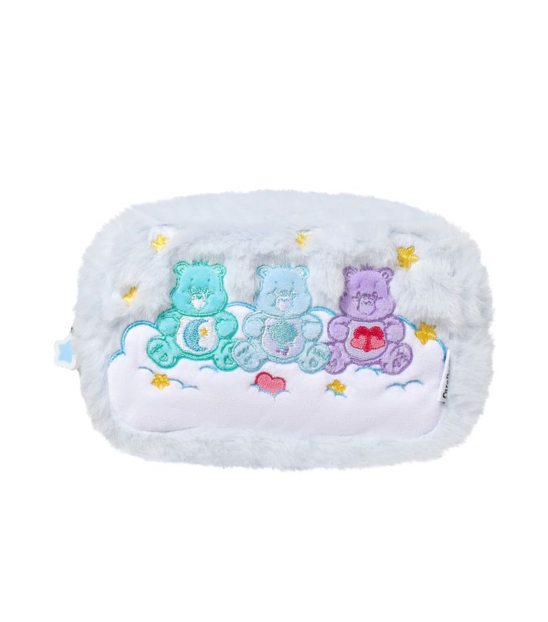 Care Bears Pink Paradise Plush Cosmetic Bag Blue