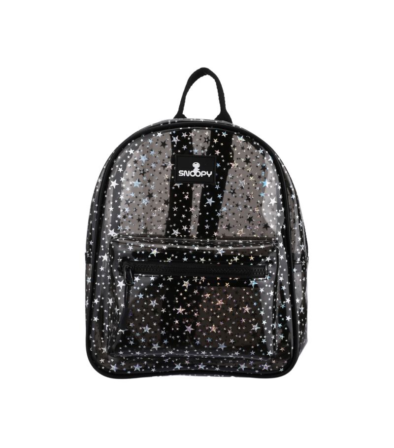 Snoopy The Little Space Explorer Black Backpack