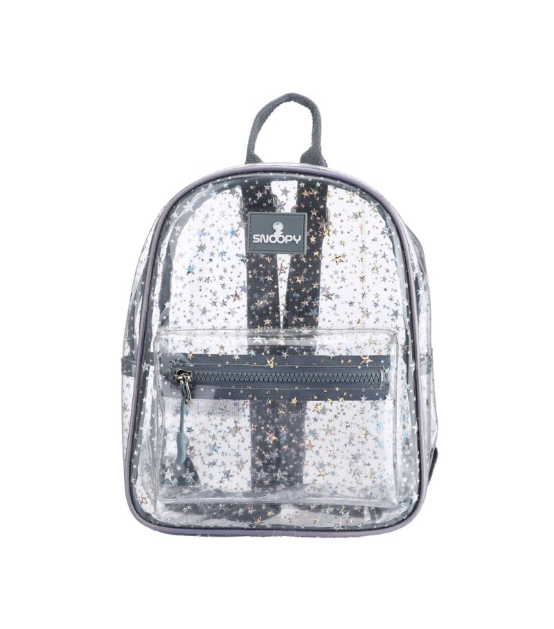 Snoopy The Little Space Explorer Grey Backpack