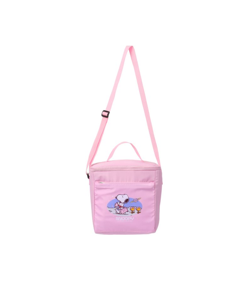 Snoopy The Little Space Explorer Pink Lunch Bag