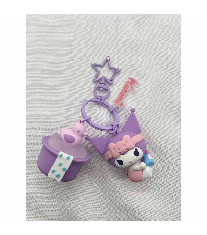 Sanrio Kuromi Bath Series Light-up Keychain
