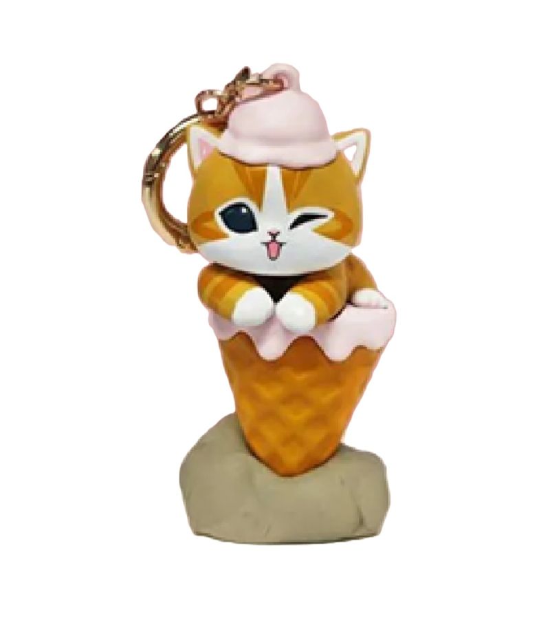Mofusand Ice Cream Collection Pink Ice Cream Pendant