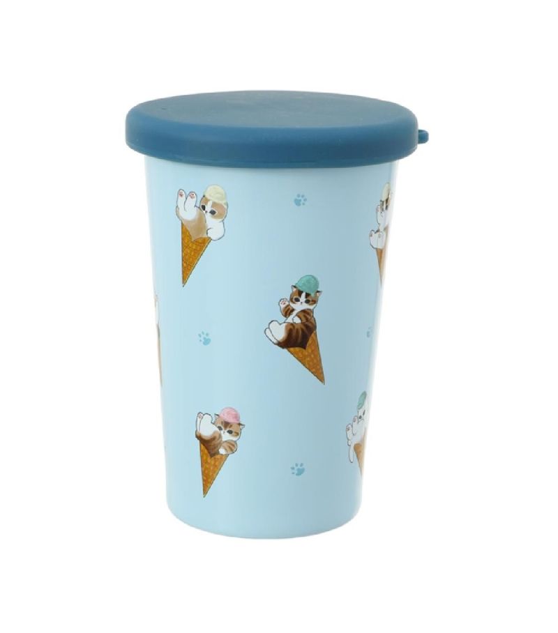 Mofusand Ice Cream Collection Blue Coffee Travel Mug