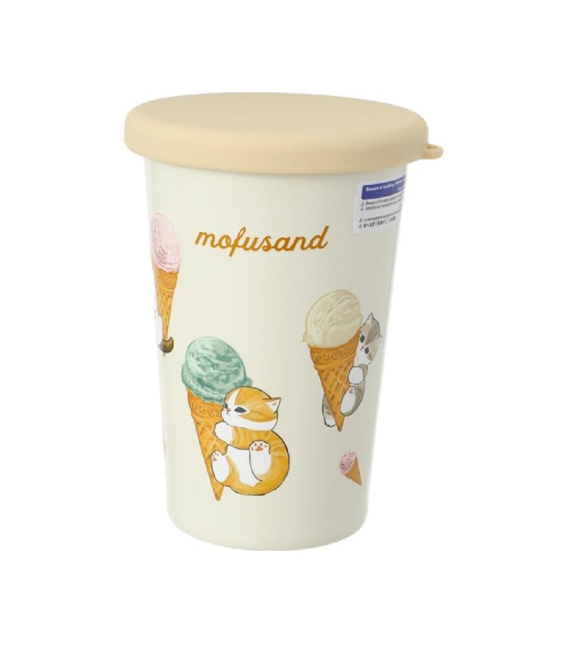 Mofusand Ice Cream Collection Yellow Coffee Travel Mug