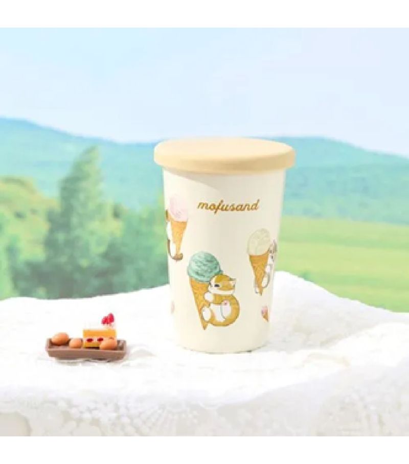 Mofusand Ice Cream Collection Yellow Coffee Travel Mug