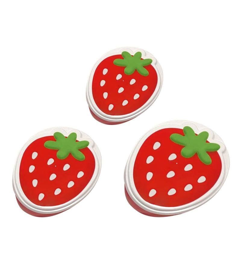 MINISO Strawberry Series Mini Food Containers Set Of 3