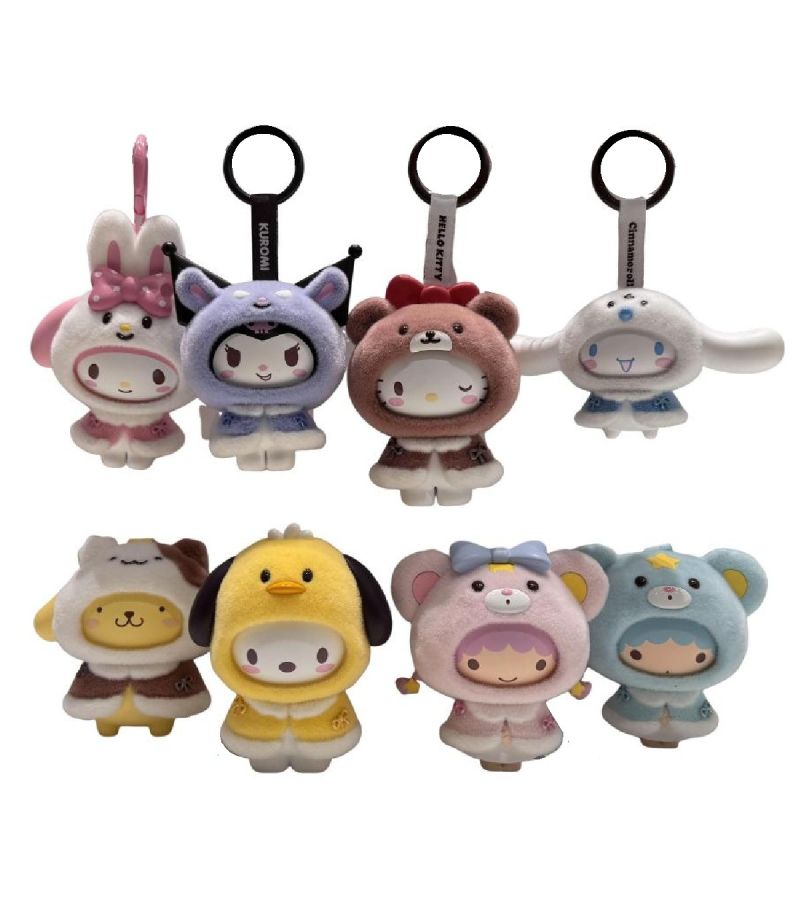 Sanrio Hello Kitty & Friends Little Cloak Collection Flocked Vinyl Plush Blind Box