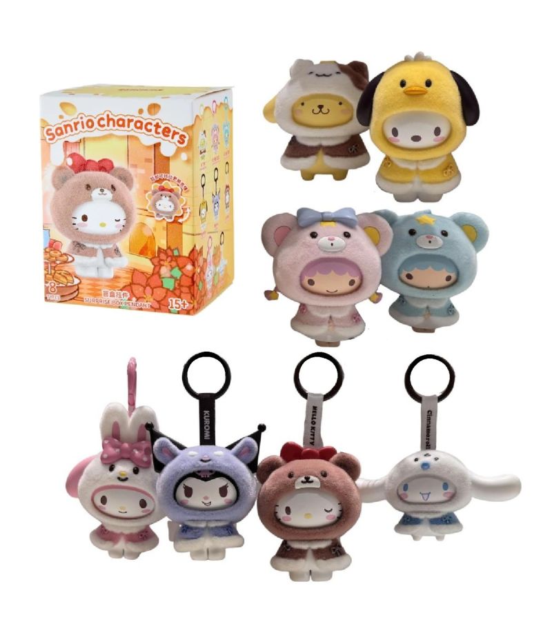 Sanrio Hello Kitty & Friends Little Cloak Collection Flocked Vinyl Plush Blind Box