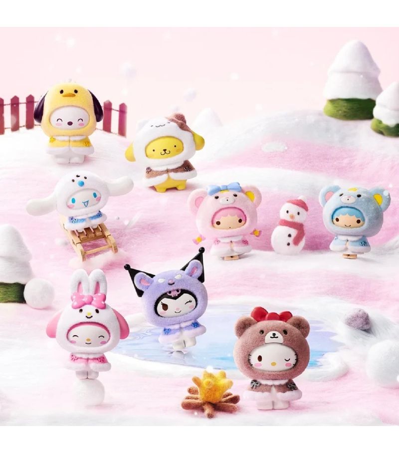 Sanrio Hello Kitty & Friends Little Cloak Collection Flocked Vinyl Plush Blind Box