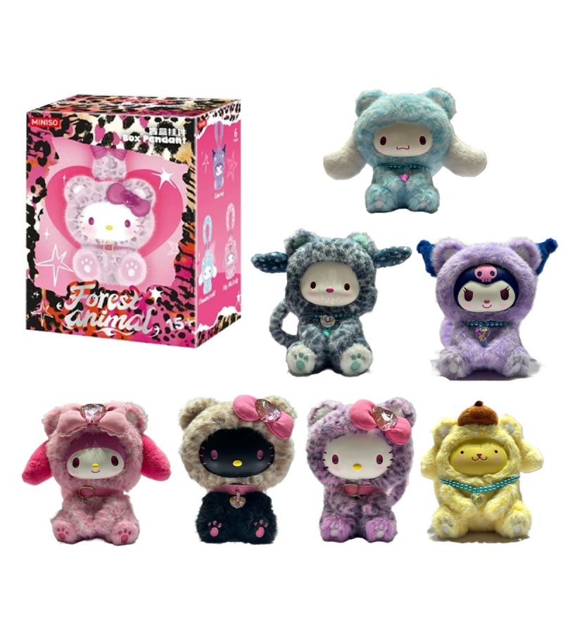 Sanrio Hello Kitty & Friends Forest Animal Vinyl Plush Pendant Surprise Blind Box