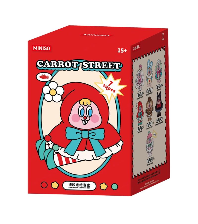 MINISO Carrot Street Fairy Dreamland Series Vinyl Plush Surprise Blind Box
