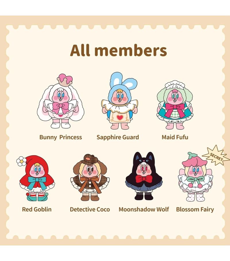 MINISO Carrot Street Fairy Dreamland Series Vinyl Plush Surprise Blind Box