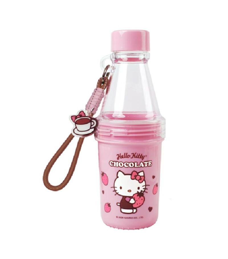 Sanrio Hello Kitty & Friends Chocolate Series Detachable Top Plastic Water Bottle 530ml