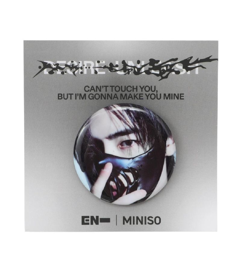 Enhypen Portrait Collection Sunghoon Round Portrait Badge