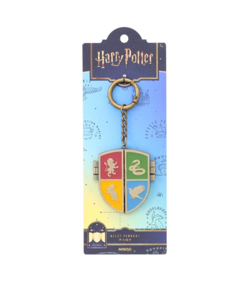 Harry Potter Quidditch Houses Flip Open Keychain