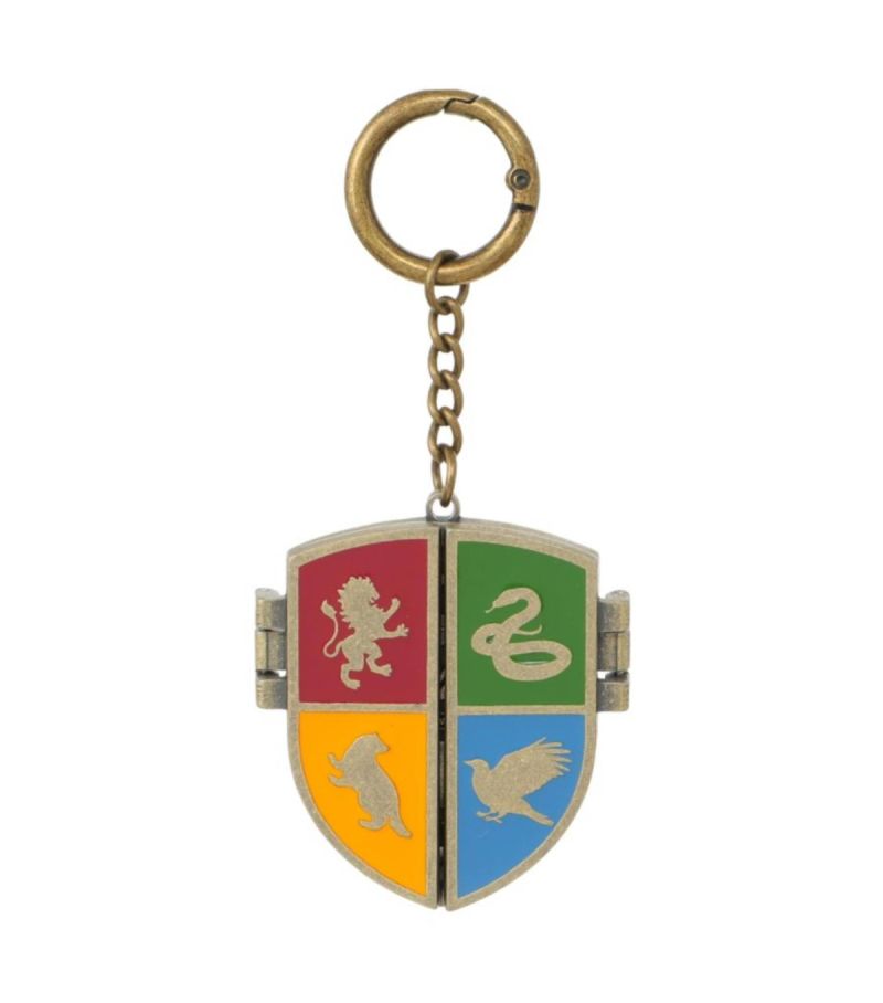 Harry Potter Quidditch Houses Flip Open Keychain
