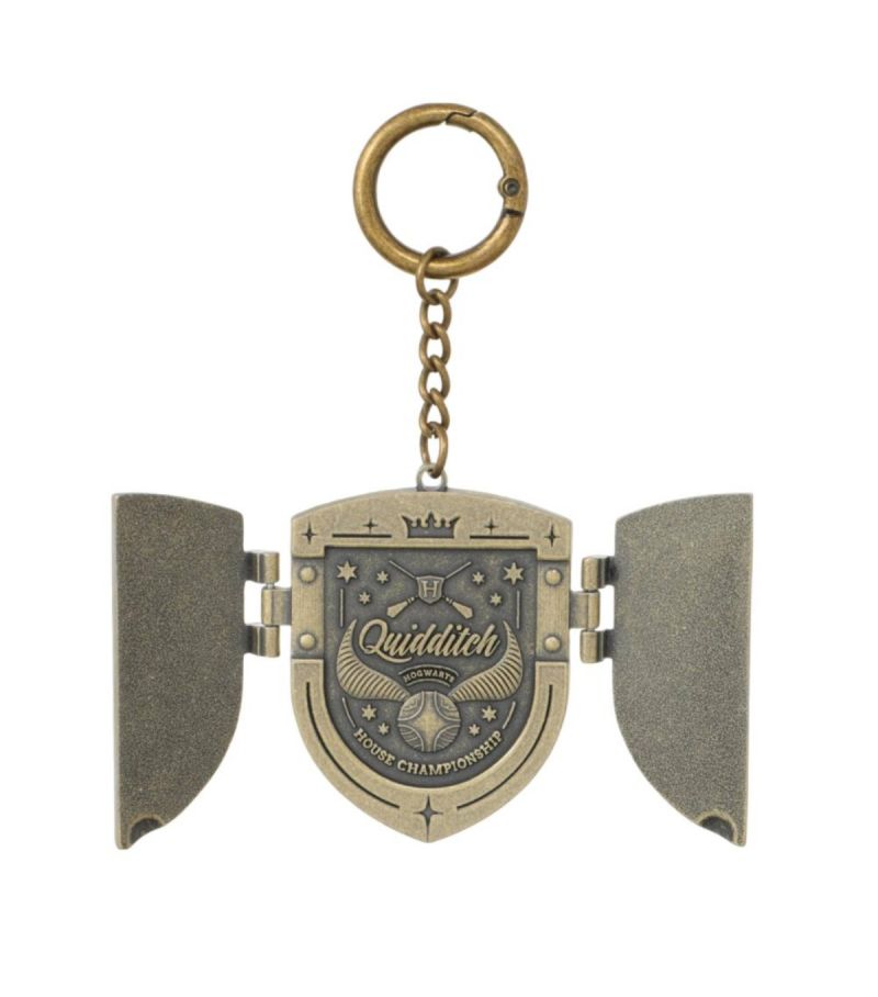 Harry Potter Quidditch Houses Flip Open Keychain