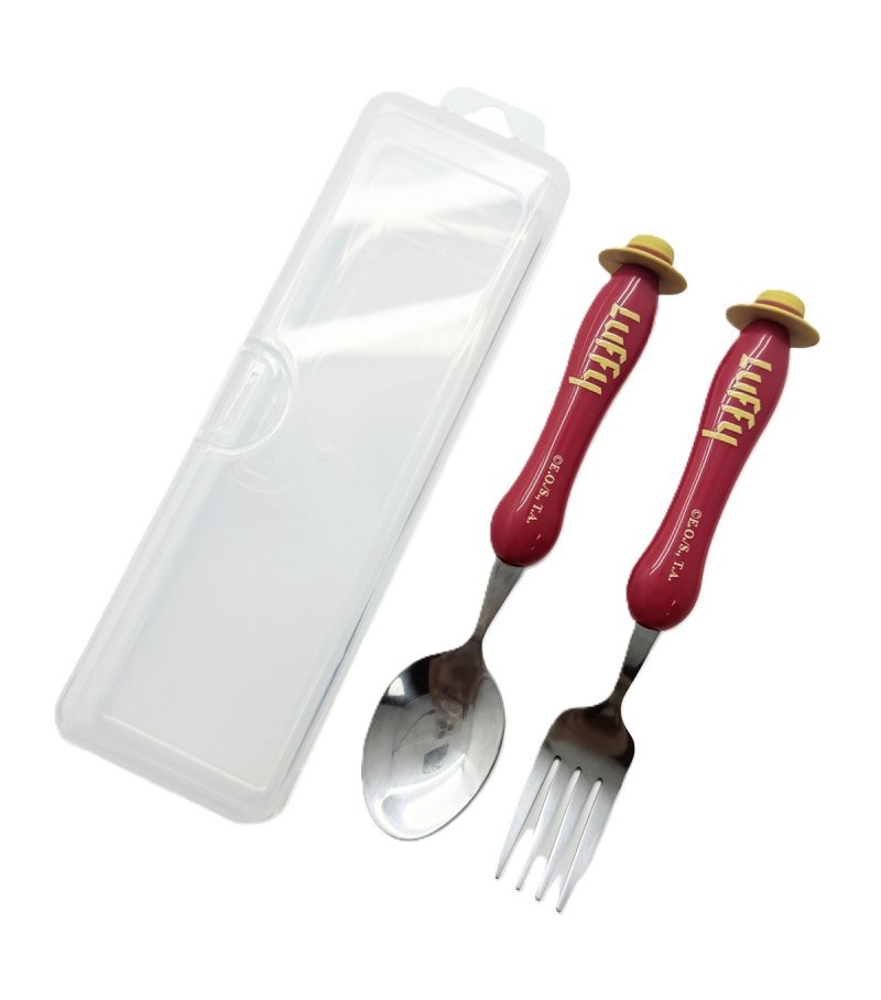 One Piece Classic Retrospective Collection Luffy Fork & Spoon Cutlery Set