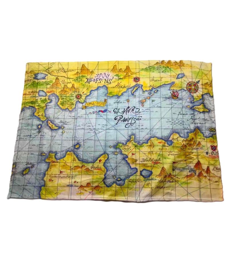 One Piece Classic Retrospective Collection Treasure Chest Blanket