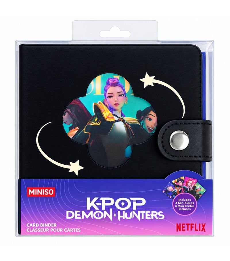 K-Pop Demon Hunters Mini Cards Binder Set Of 4
