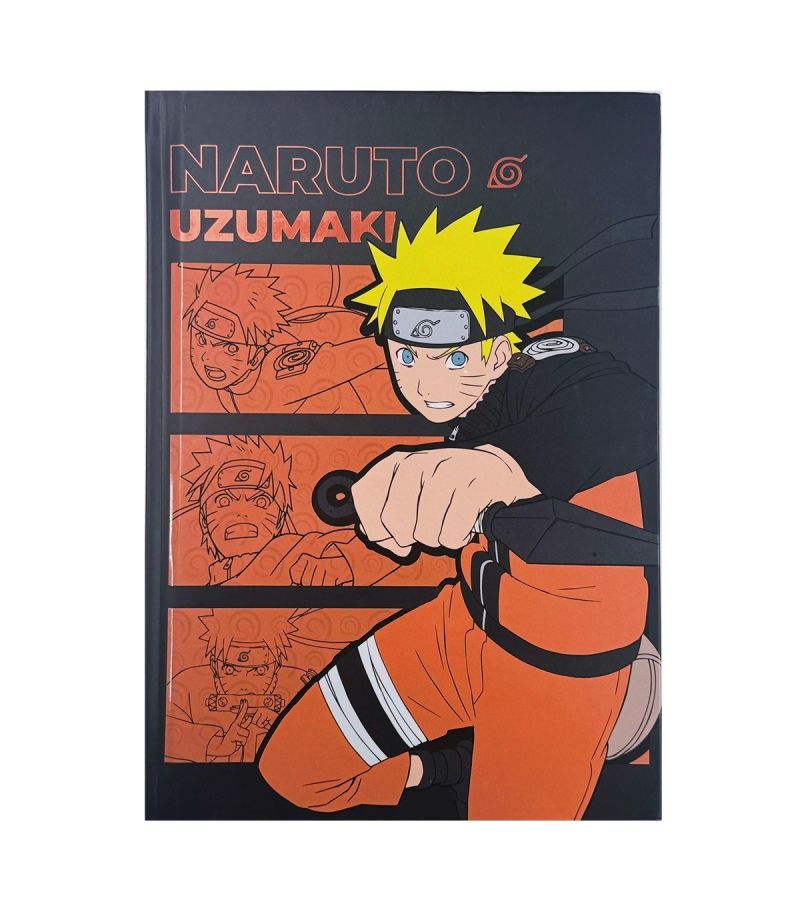 Naruto A5 Gold Stamped Hardback Notebook