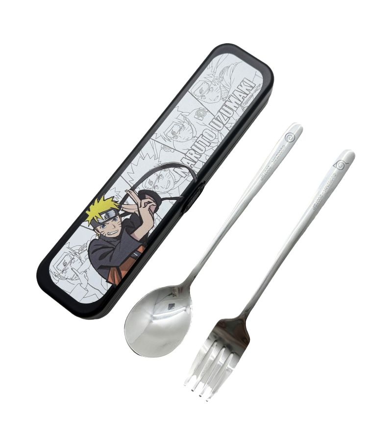 Naruto Cutlery Fork & Spoon Set