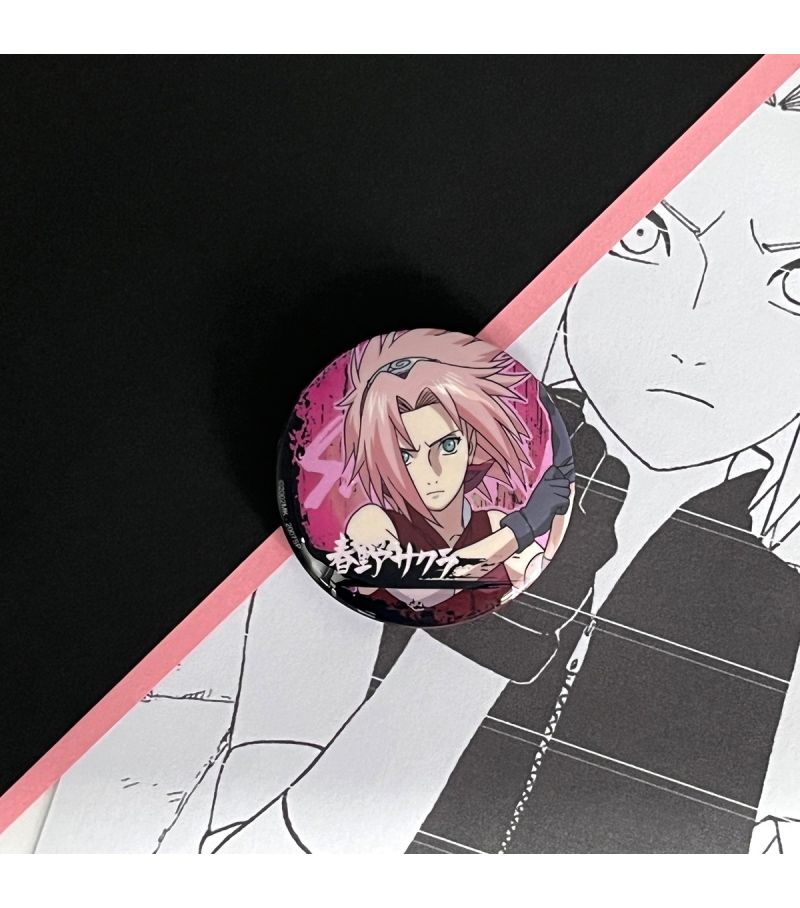 Naruto Sakura Shimmer Badge
