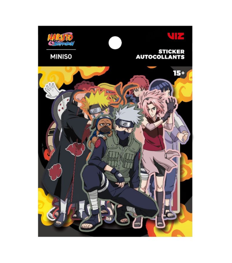 Naruto 15 Piece Sticker Set