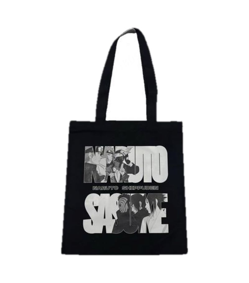 Naruto Black Shopping Tote Bag