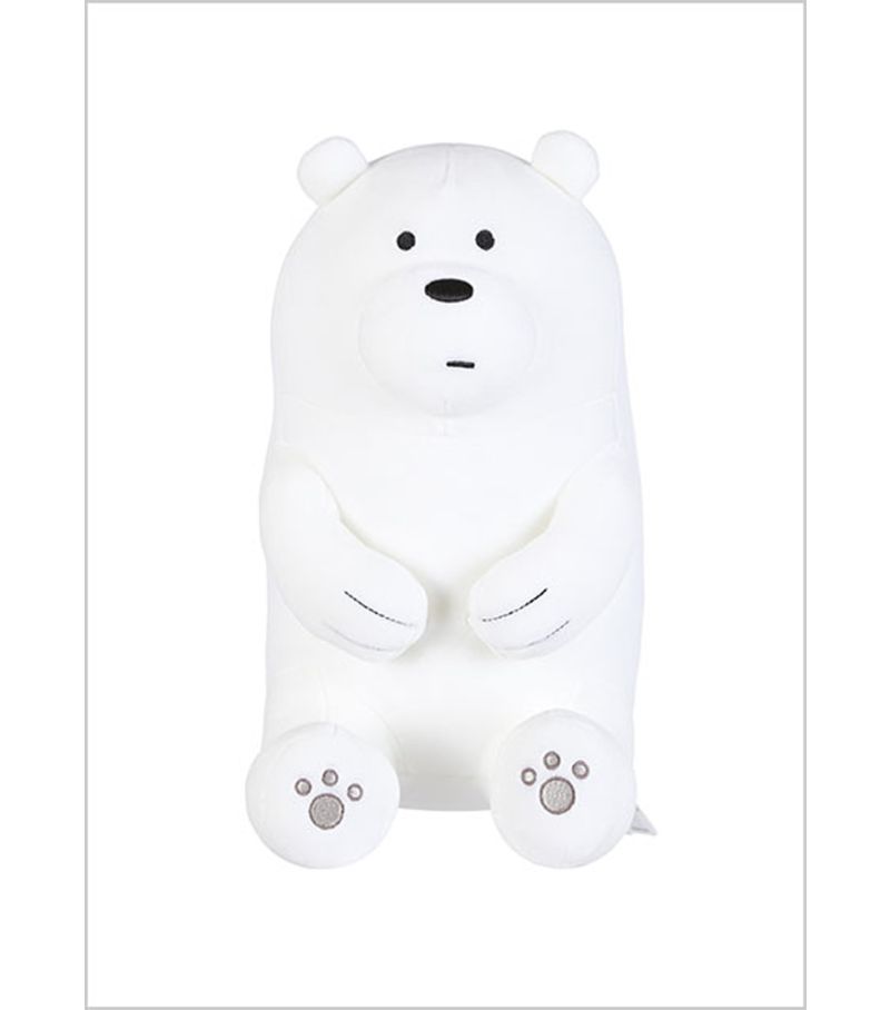 We Bare Bears Ice Bear Sitting 30cm Plush Soft Toy