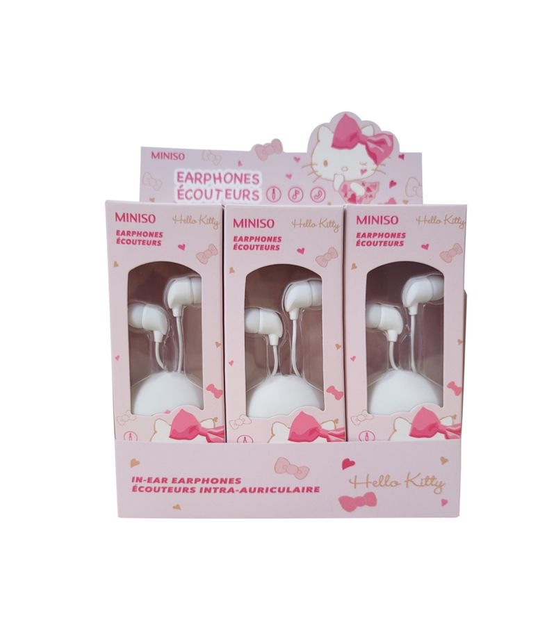 Sanrio Hello Kitty & Friends Hello Kitty White In-Ear Earphones & Storage Case