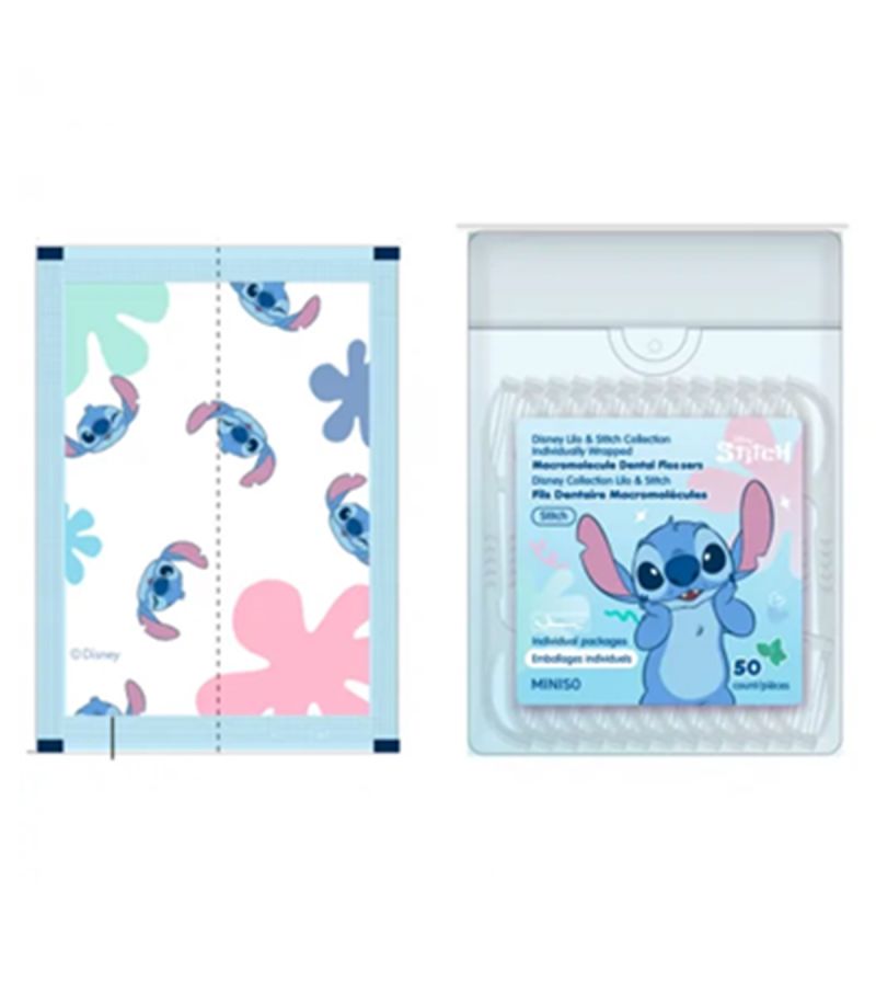 Disney Lilo & Stitch Individually Wrapped Macromolecule Dental Flossers 