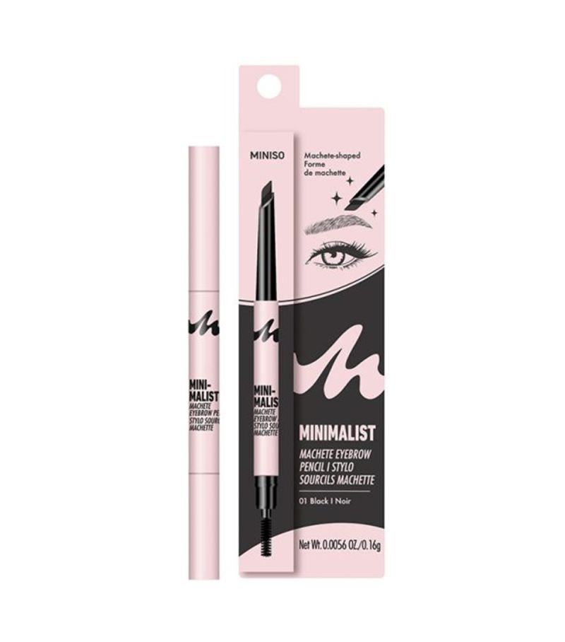 MINISO Minimalist Long Lasting Eyebrow Pencil Black