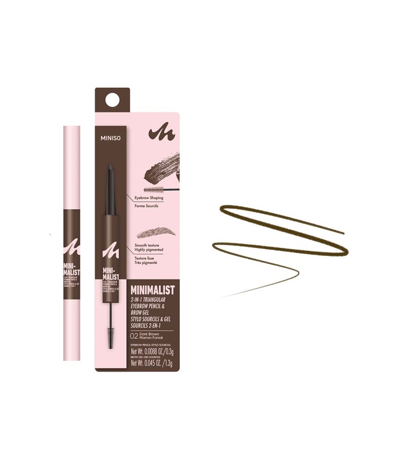MINISO Natural Colour Eyebrow Pencil Brow Brown 