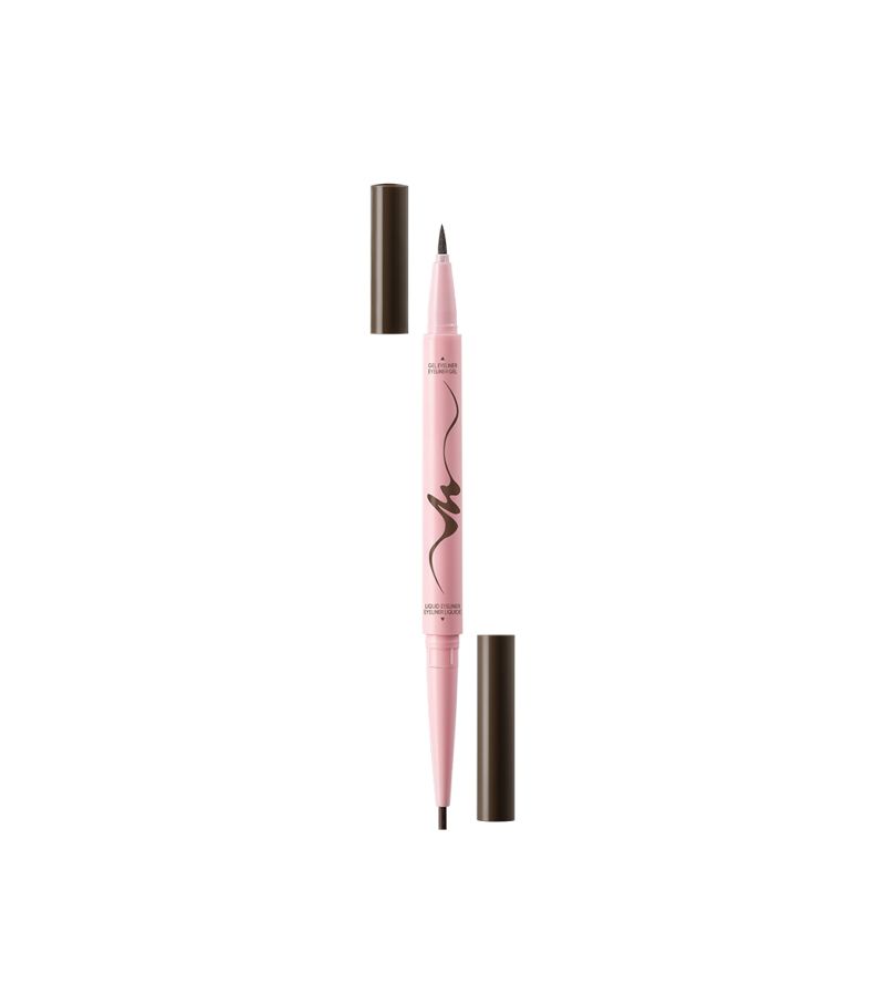 MINISO 2-in-1 Dual Tips Eyeliner Cool Brown 
