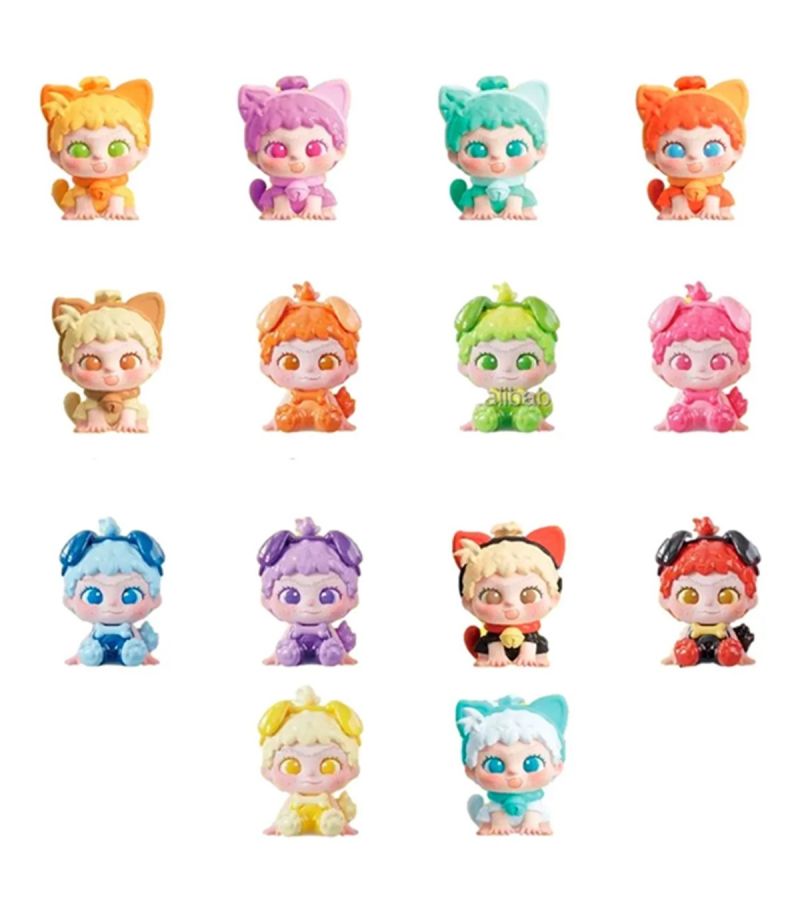 Letsvan Wakuku Cat Vs Dog Battle Figure Blind Box