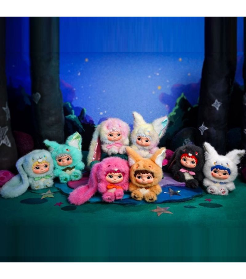Letsvan Wakuku Fox & Bunny Trick Or Treat Vinyl Plush Blind Box