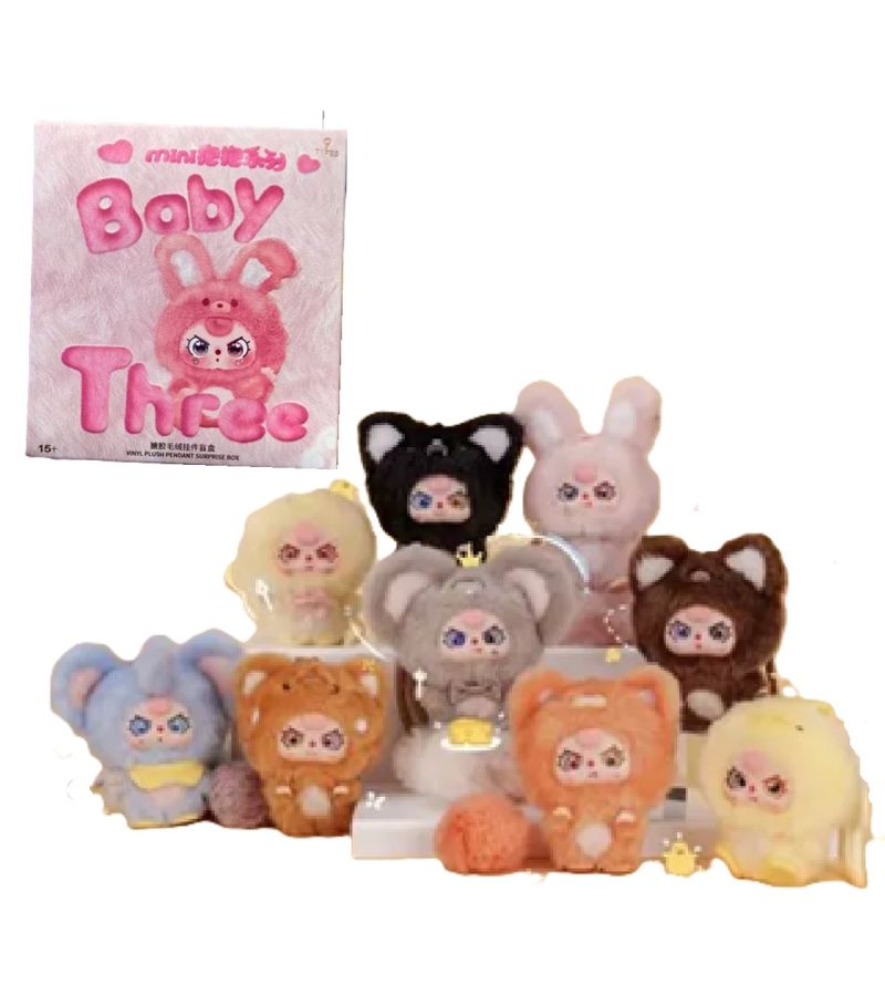 Baby Three Mini Hug Vinyl Plush Pendant Surprise Blind Box