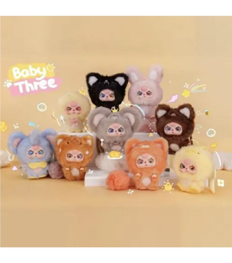Baby Three Mini Hug Vinyl Plush Pendant Surprise Blind Box