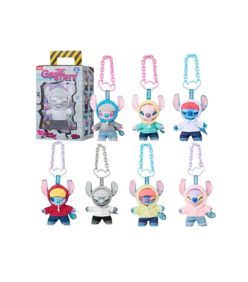 Disney Stitch GenZ Street Collection Vinyl Plush Pendant Surprise Blind Box