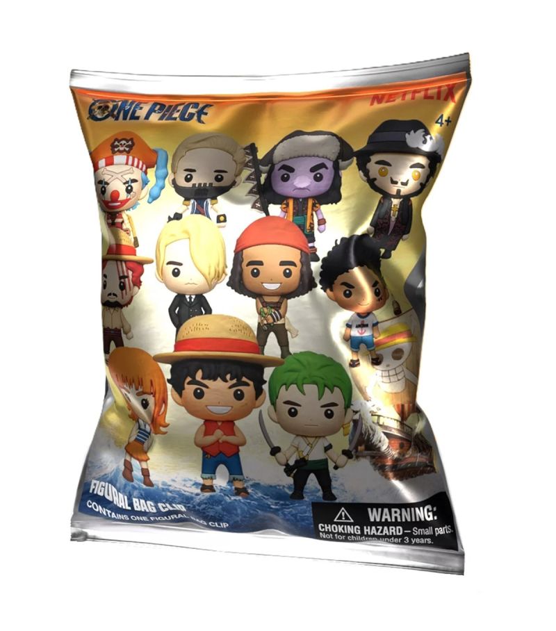 One Piece Netflix Live Action Series 1 Bag Clips 2.5 Inch Figure Surprise Blind Bag