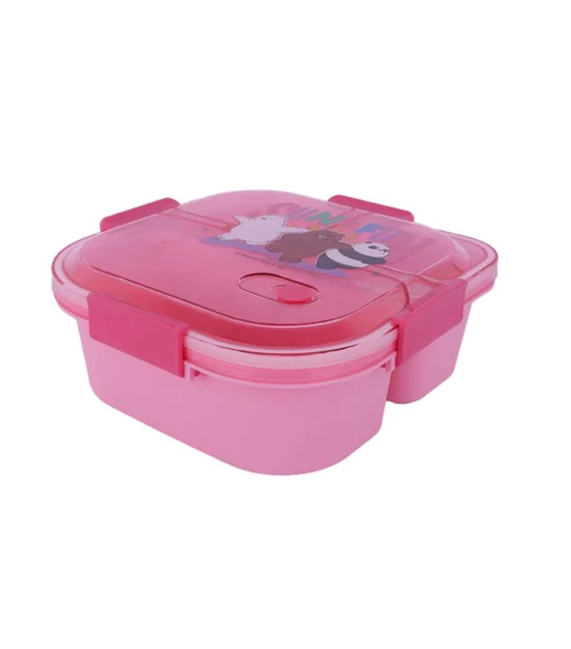 We Bare Bears Seaside Music Festival 3 Compartment Bento Box 1200ml