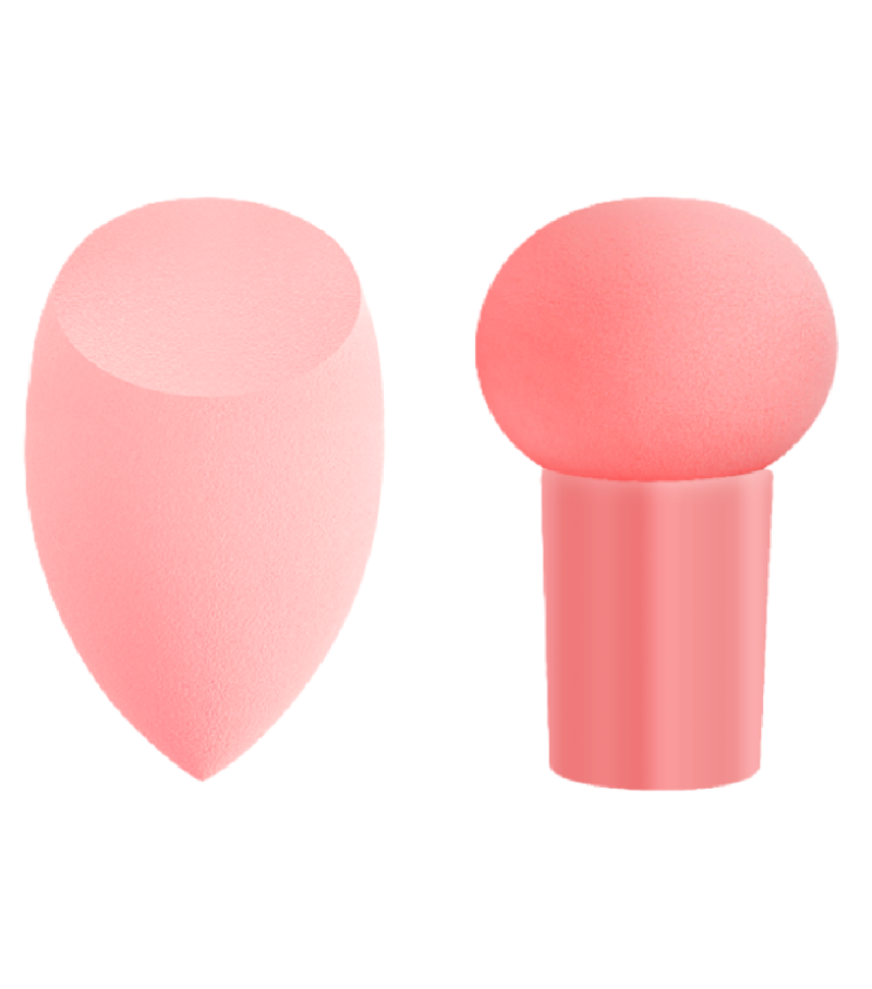 MINISO Peach Pink Makeup Puff Sponge 