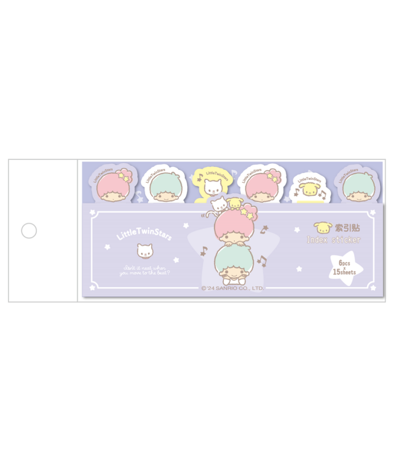 Sanrio Little Twin Stars Stacking Fun Collection Sticky Notes 